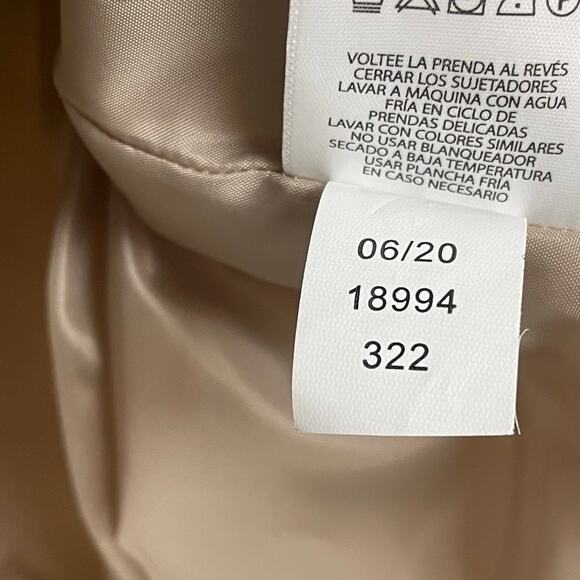 Lauren Ralph Lauren Crest Logo Embroidered Quilted Vest Beige Womens Medium - Picture 9 of 9